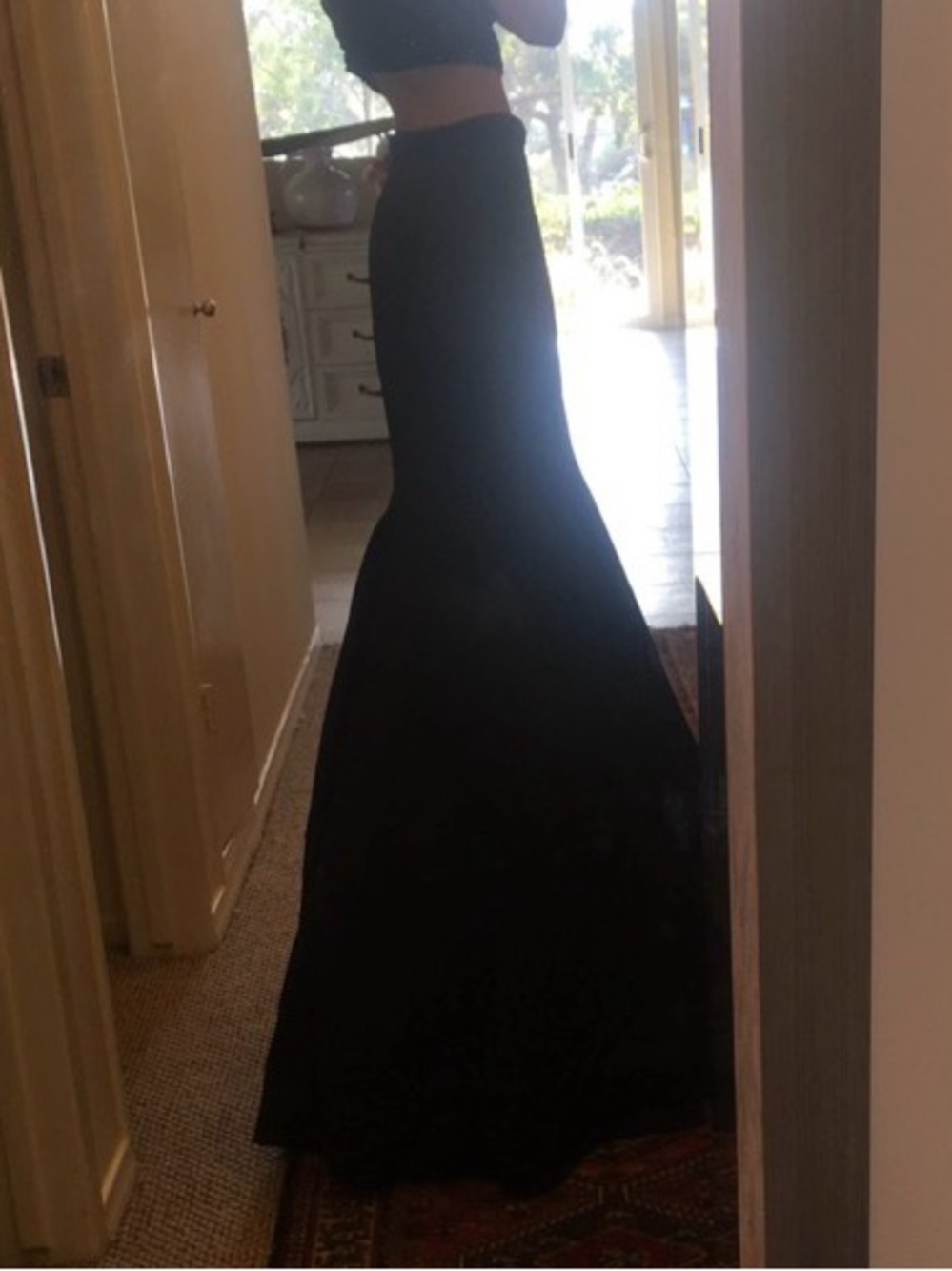 Sherri Hill black skirt